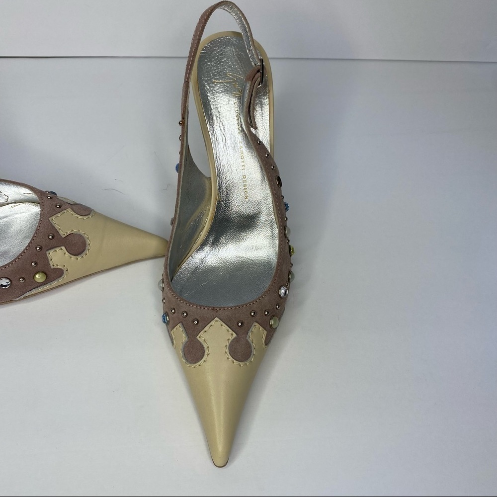 𝅺giuseppe Zanotti Suede Heels Never Worn - Picture 2 of 7